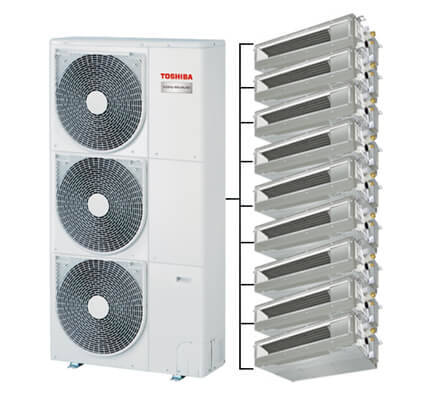 東芝全進(jìn)口別墅專(zhuān)用中央空調(diào)